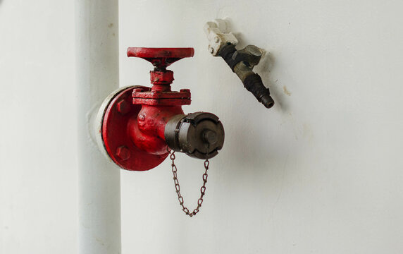 Fire hydrant on board of the ship - essential fire fighting equipment served to supply the water to extinguish the fire by fire squad. Must be kept well maintained and in good working condition