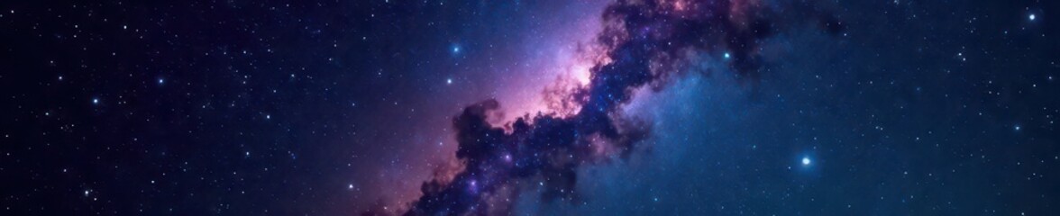 Obraz premium Bright Auriga constellation dominates dark night sky, astrophotography, starry, night sky