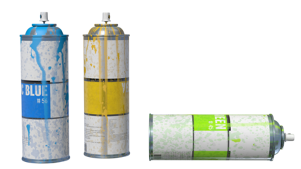 Paint spray cans