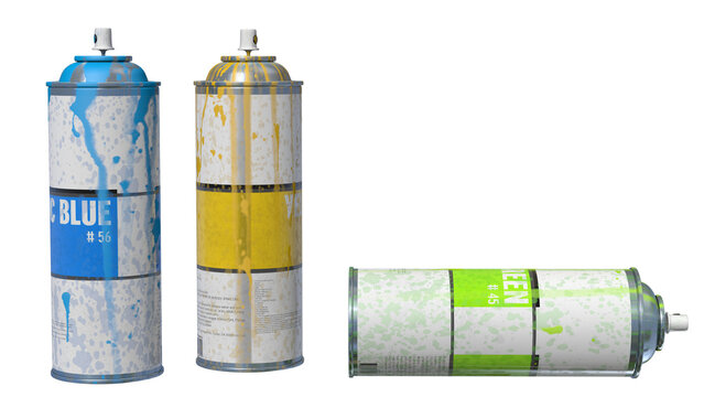 Paint spray cans
