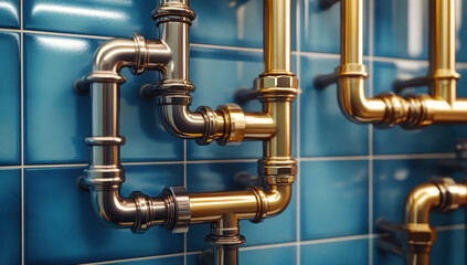 Intricate Plumbing System Design