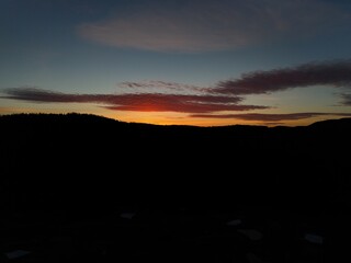 Obraz premium sunrise over the mountains