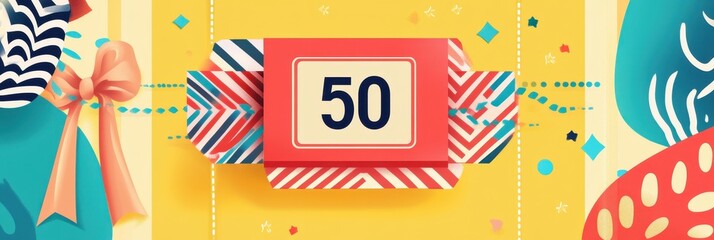 Coupon Codes. Discount Offer - 50% Off Gift Voucher with QR Code and Promo Codes for Website and Social Media