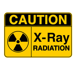  Safety Sign Marking Label Symbol Standards Caution  X-RAY Radiation ONLY authorized personnel may enter 