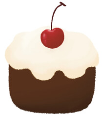 cake with cherry
