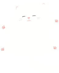 귀여운 낮잠자는 고양이