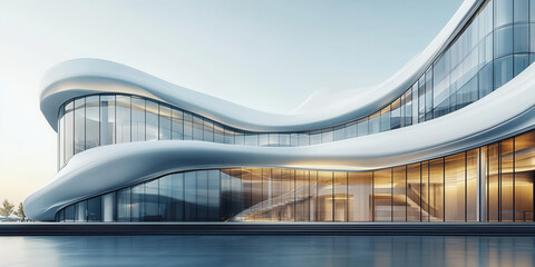 Fototapeta premium Stunning Modern Architectural Building Design