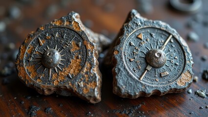 Schematic diagram of metal gear technology