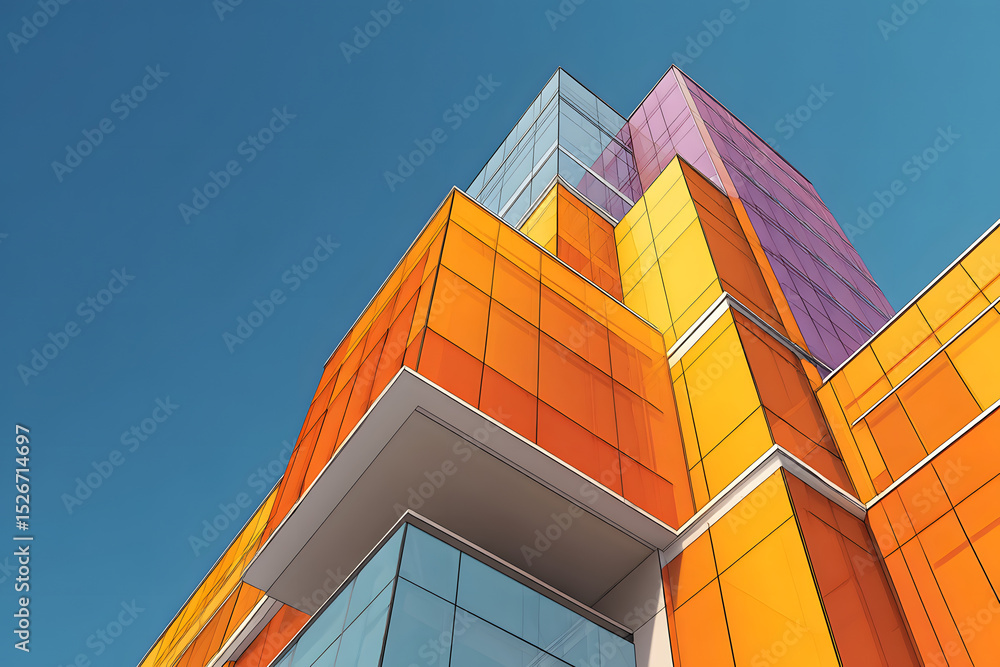 Poster abstract architecture background