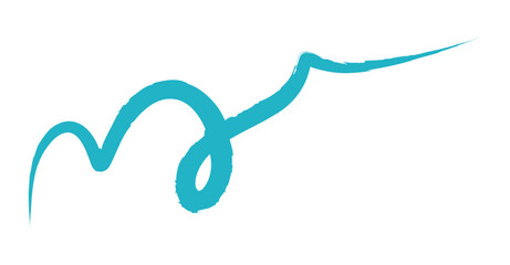 Organic Fluid Shape Forms Blue Vector Design