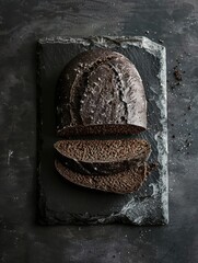 Discover the rich and hearty texture of freshly baked pumpernickel bread from Germany
