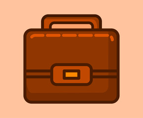 briefcase icon vector illustration vector briefcase icon