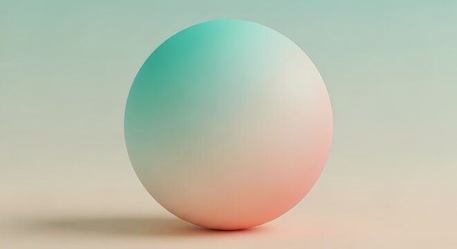 Gradient Sphere: Minimalist Design Element for Modern Branding