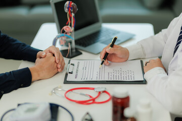 A doctor provides professional consultation on erectile dysfunction, discussing treatment options...