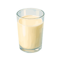 Refreshing Glass of Fresh Milk for Morning Bliss