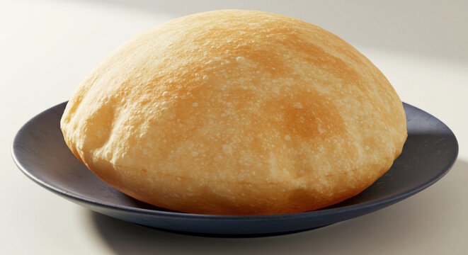 traditional Indian Gujarati food flat bread tava roti fulka Also Know as phulka, chapati, kulcha or tortillas roti in dish,can serve with vegetables stew recipe,beans masala curry or rice 