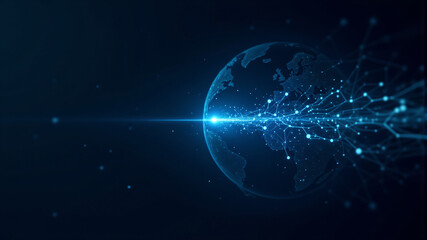 Obraz premium Global Digital Connectivity