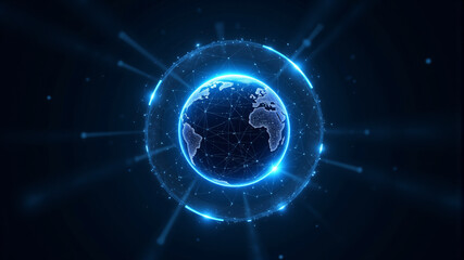 Obraz premium Global Digital Revolution