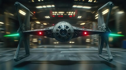 Sci-Fi Starship: High-Speed Flight