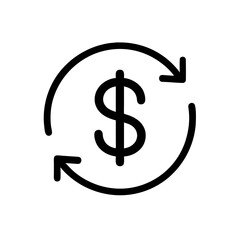 Obraz premium Wire Transfer Icon