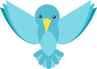 ollection of various bird species icons, vector cartoon illustration. Features swan, owl, raven, peacock, falcon, toucan, puffin.