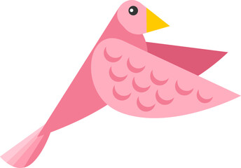 ollection of various bird species icons, vector cartoon illustration. Features swan, owl, raven, peacock, falcon, toucan, puffin.
