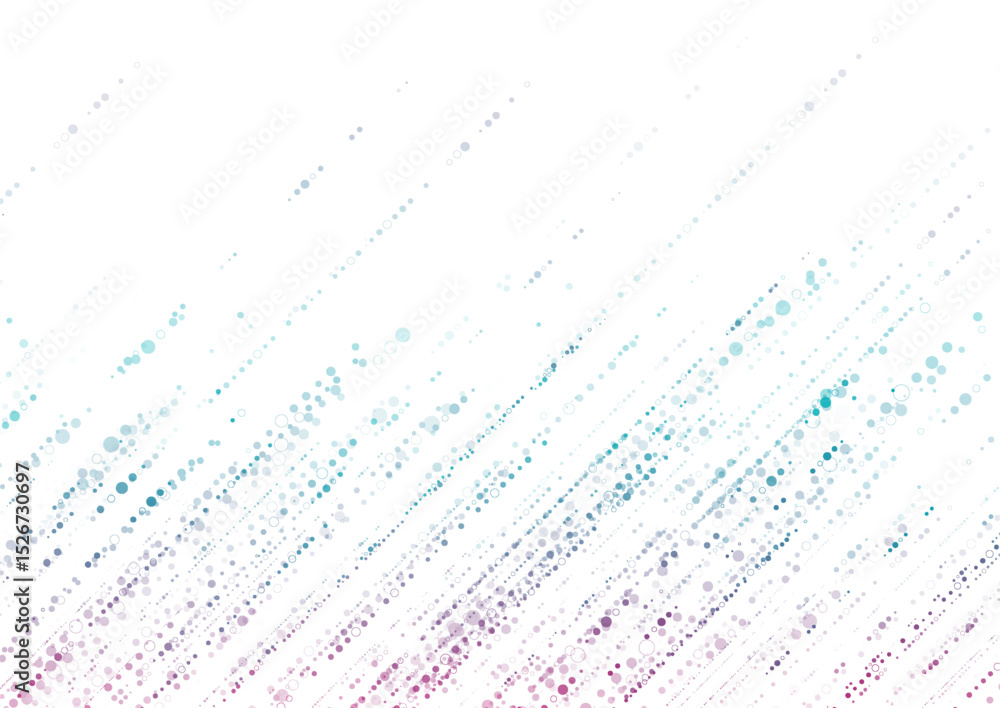 Aufkleber bright blue purple dotted lines abstract hi-tech background. vector minimal geometry design