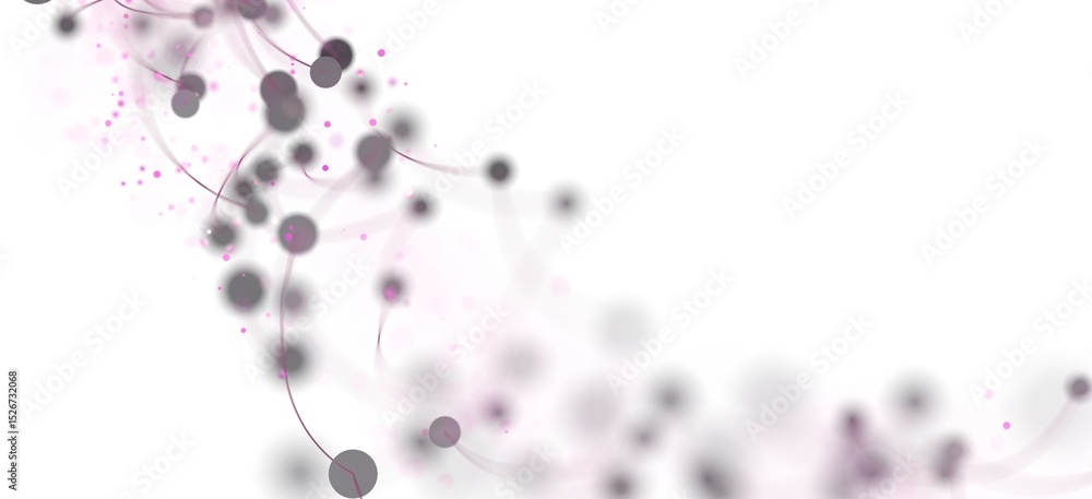 Poster beautiful abstract background with pink and gray particles flowing. perfect for websites, presentati