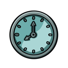 Symbol clock, chart, schedule color vector illustration