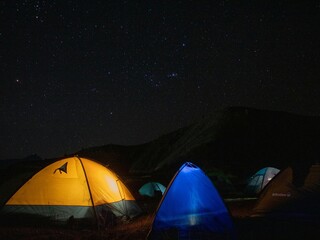 rain on the tent in the forest, tropic, quiet, calm, peaceful, meditation, camping, night, relax	