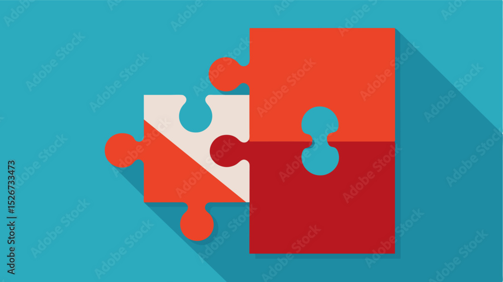 Aufkleber missing puzzle corner a puzzle with a corner missing symbolizing the missing pieces of ones life his