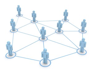 Network of connected people