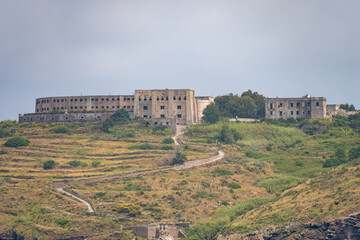 Isola di Santo Stefano vista da Ventotene - Latina - Lazio - Italia - Il carcere borbonico