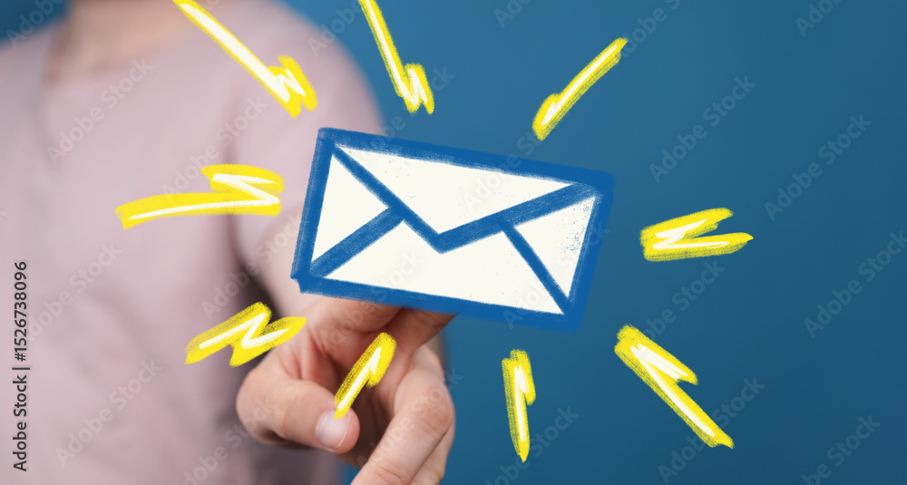 Aufkleber boost your communication with this email image. perfect for websites and marketing materials.