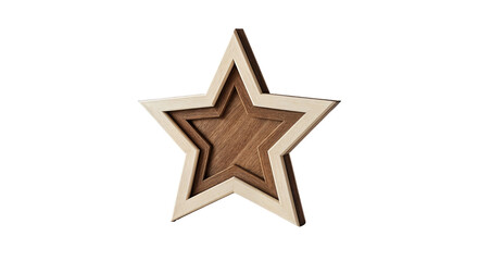 Shiny Golden Star Decoration Shape Design Symbol of Success and Achievement