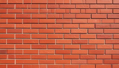 Red Brick Wall Texture Background.