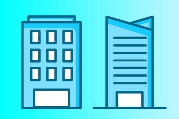building icon vector 