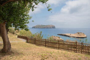 Isola di Santo Stefano vista da Ventotene - Latina - Lazio - Italia