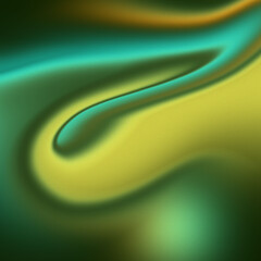 abstract green waves background
