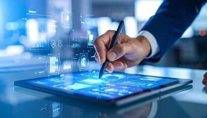 Digital Transformation Using Stylus for Data Analysis and Visualization on Tablet