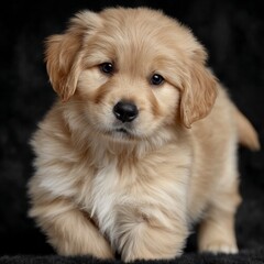 Adorable Golden Retriever Puppy  Fluffy  Cute Dog  Pet  Canine  Doggy  Small Dog  Young Do