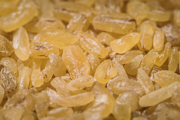 Macro Shot of Raw Bulgur Wheat Grains