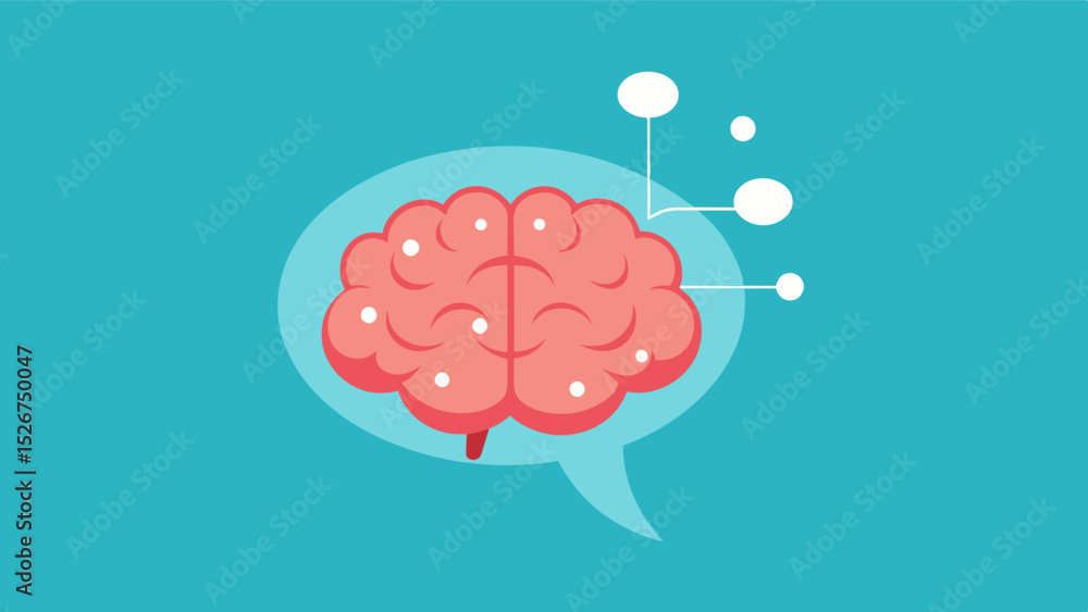 Poster panel 11 a brain with healthy neurons firing and communicating effectively. caption normal cognitive