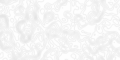 Obraz premium Abstract minimal The patter discovery vector topo map. creative discovery White wave grid stripe line map topography. vector geographic contour mounted map background. 