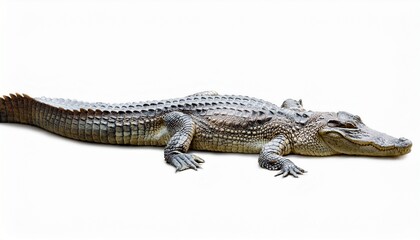 Naklejka premium American Alligator Reptile Wildlife Animal Scales Skin Teeth Jaws