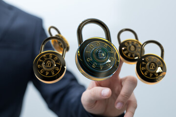 Safeguard your information with strong passwords and robust cybersecurity.  Protect against online...