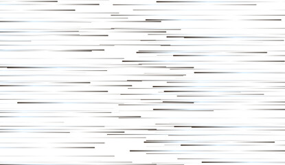 Comic strip horizontal motion lines. Anime comics book hero speed or fight action texture rays. Manga superhero cartoon explosions drawing background. Vector illustration.