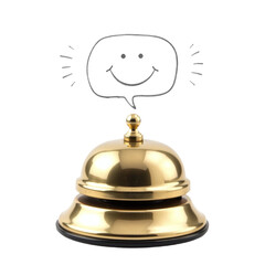 service bell on a white background