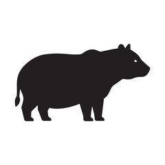 silhouette of a bear