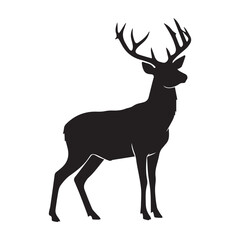 deer silhouette vector
